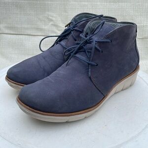 Dansko Joy Blue Lace Up Nubuck Leather Comfort Booties Sz EUR 40/US 9.5-10